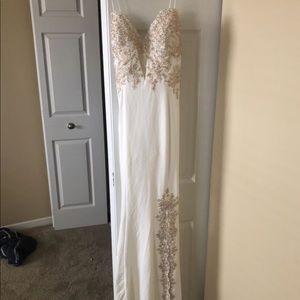 White FASHION NOVA gown